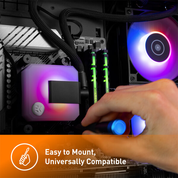 EK AIO 240 D-RGB CPU Liquid Cooler